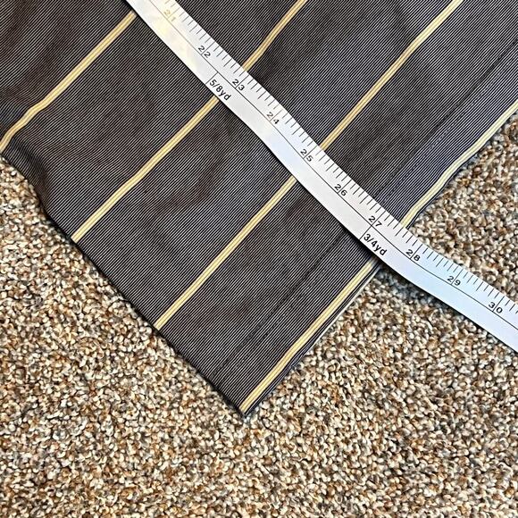 Bolle Black/Tan Striped Men's Golf Polo.  Size Medium - Picture 6 of 6